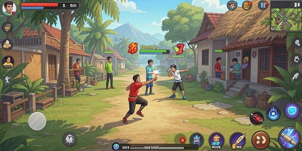 Screenshot memperlihatkan pemandangan indah dari level baru yang dihadirkan.