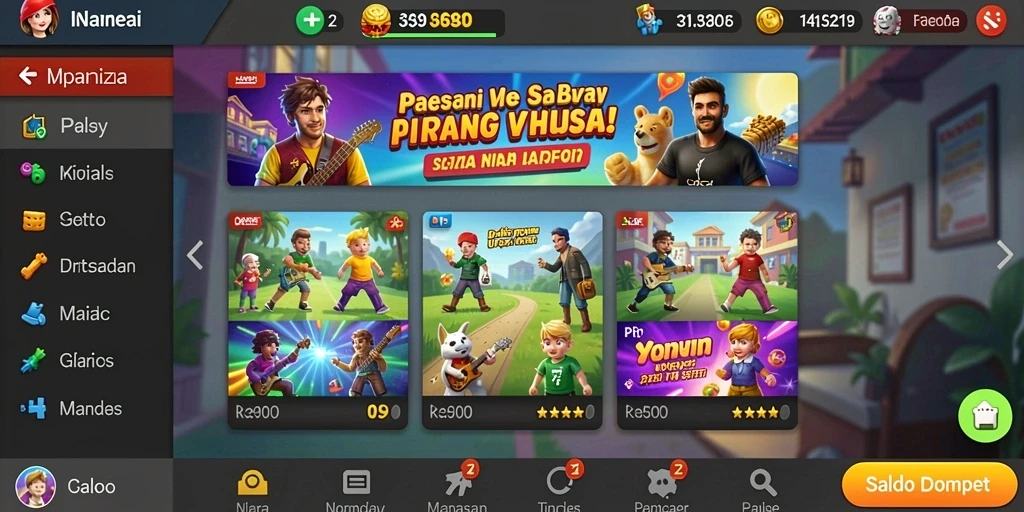 Gameplay yang menarik dengan variasi level yang berbeda.
