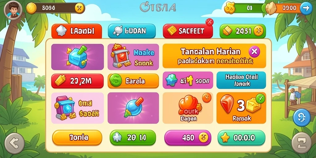 Screenshot saat menyelesaikan misi menarik.