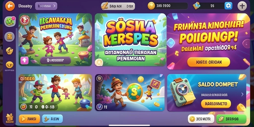 Tangkapan layar memperlihatkan fitur multiplayer yang seru dalam QGLUCK.