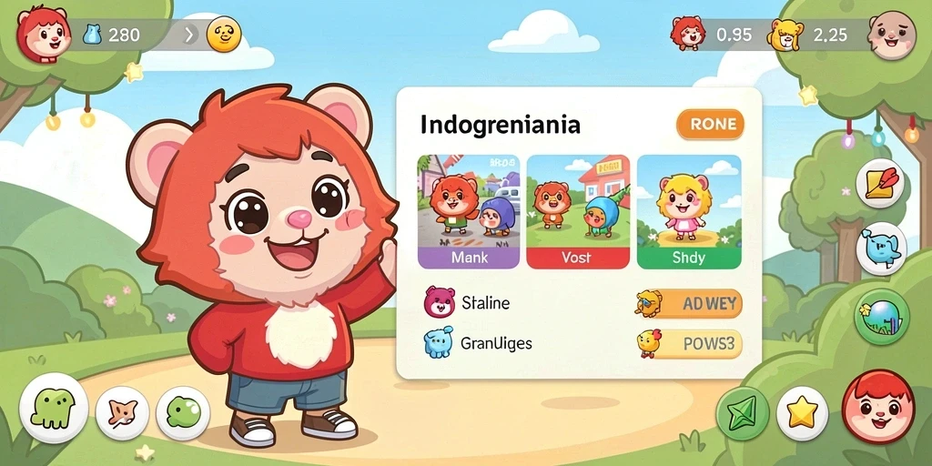 Tangkapan layar saat permainan berlangsung.
